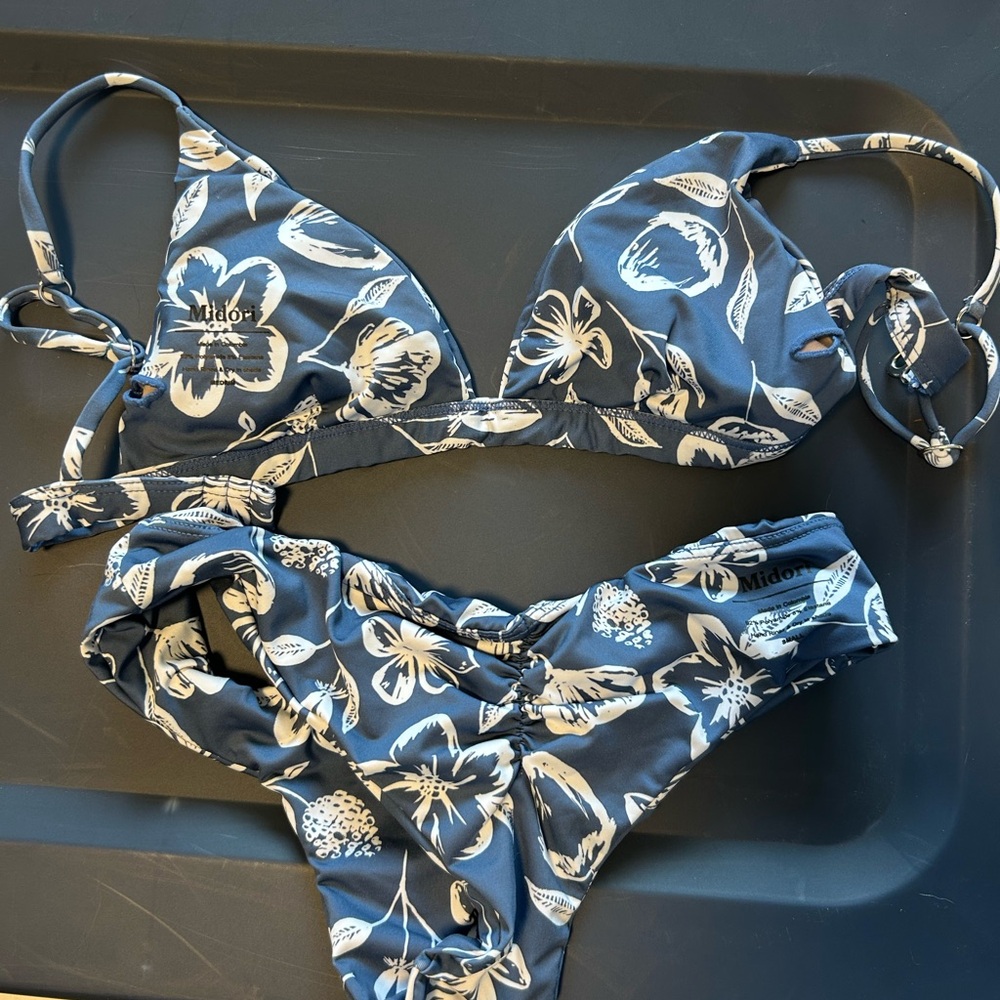 Midori Blue Floral Bikini